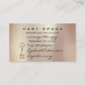 Massagetherapie Reflexology Feet Instagra Roos Visitekaartje (Achterkant)