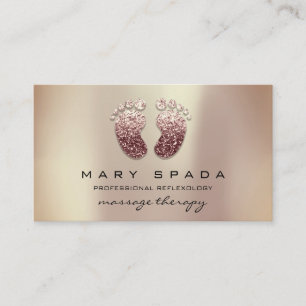Massagetherapie Reflexology Feet Instagra Roos Visitekaartje
