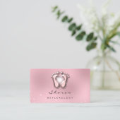 Massagetherapie Reflexology Therapy Pink Spark Visitekaartje (Staand voorkant)