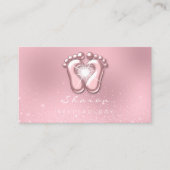 Massagetherapie Reflexology Therapy Pink Sparky Visitekaartje (Voorkant)