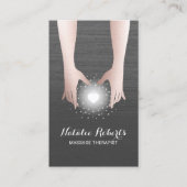 Massagetherapie Reiki Energy Healing Hands Visitekaartje (Voorkant)