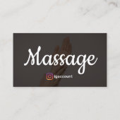 Massagetherapie Reiki Practitioners Chiropractor Visitekaartje (Achterkant)