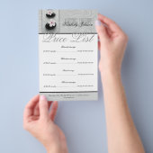 Massagetherapie Relaxy Spa Center Prijslijst Flyer (Hand)