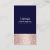 Massagetherapie Roos Gold Healing Hands Spa Navy Visitekaartje (Achterkant)