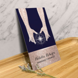 Massagetherapie Roos Gold Healing Hands Spa Navy Visitekaartje