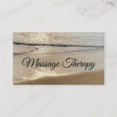 Massagetherapie Serenity Beach Visitekaartje (Voorkant)