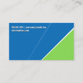 Massagetherapie sessie | Achtergrond Visitekaartje (Achterkant)