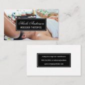 Massagetherapie Sessie | Spa Visitekaartje (Voorkant / Achterkant)