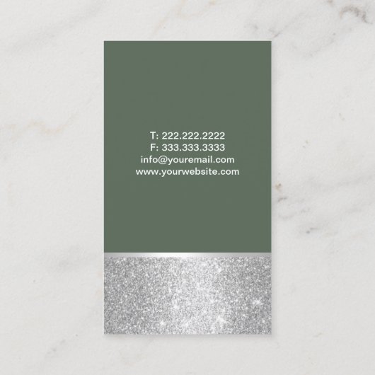 Massagetherapie Silver Healing Hands Spa Green Visitekaartje (Achterkant)