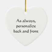 Massagetherapie sinds 3.000 B.C.E. Keramisch Ornament (Achterkant)