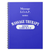 Massagetherapie sinds 3.000 B.C.E. Notitieboek (Voorkant)