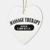 Massagetherapie sinds 3.000 v.Chr. Keramisch Ornament (Links)