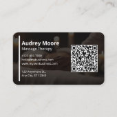 Massagetherapie Sjablonen Massagetherapeuten Visitekaartje (Voorkant)