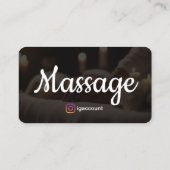 Massagetherapie Sjablonen Massagetherapeuten Visitekaartje (Achterkant)