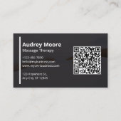 Massagetherapie Sjablonen ontwerp Visitekaartje (Voorkant)