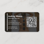 Massagetherapie Sjablonen Visitekaartje (Voorkant)