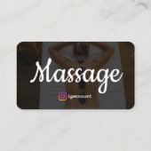 Massagetherapie Sjablonen Visitekaartje (Achterkant)