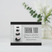 Massagetherapie Spa Salon Bedankingscoupon Briefkaart (Staand voorkant)
