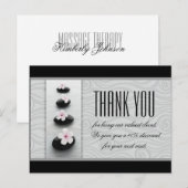 Massagetherapie Spa Salon Bedankingscoupon Briefkaart (Voorkant / Achterkant)