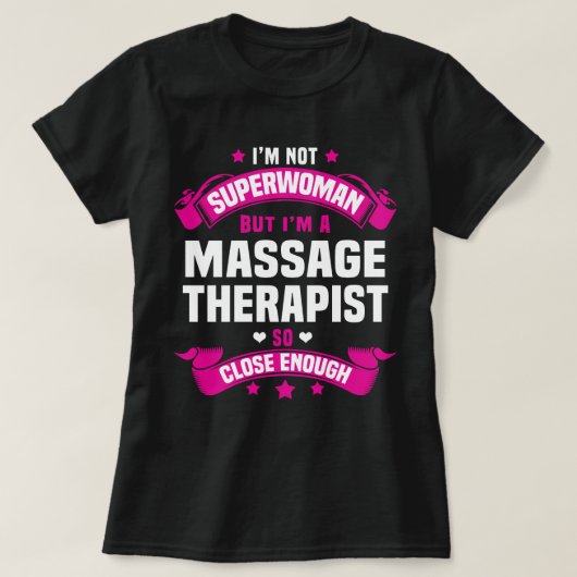 Massagetherapie T-shirt (Design voorkant)