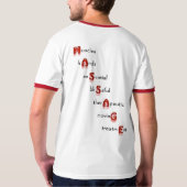 Massagetherapie T-shirt (Achterkant volledig)