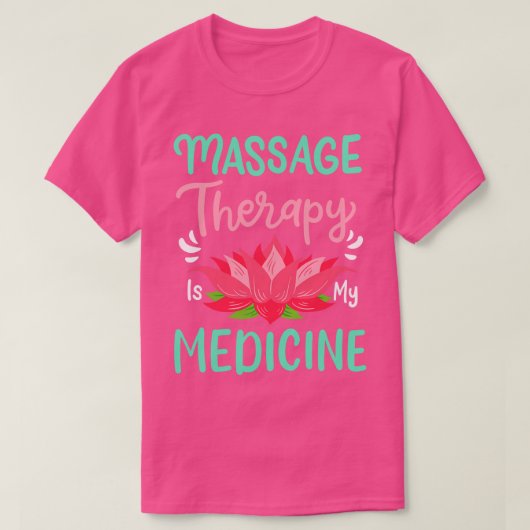 Massagetherapie T-shirt (Design voorkant)