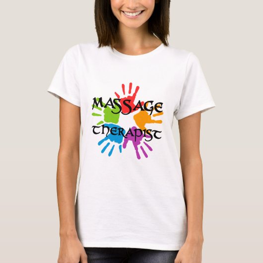Massagetherapie T-shirt (Voorkant)