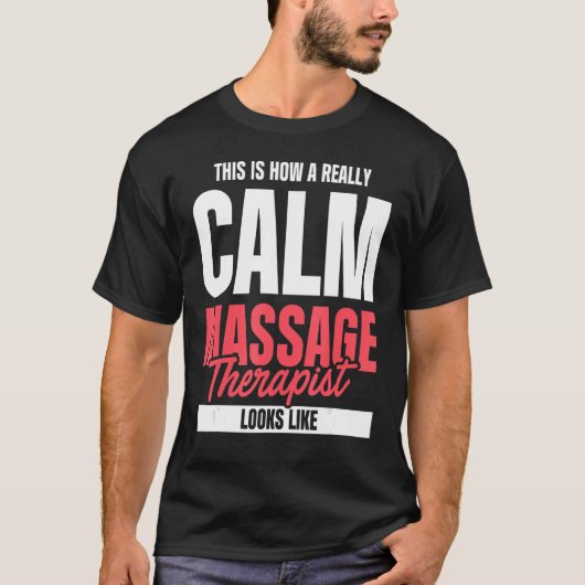 Massagetherapie T-shirt (Voorkant)