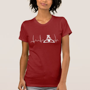 Massagetherapie Therapistische hartslag T-shirt