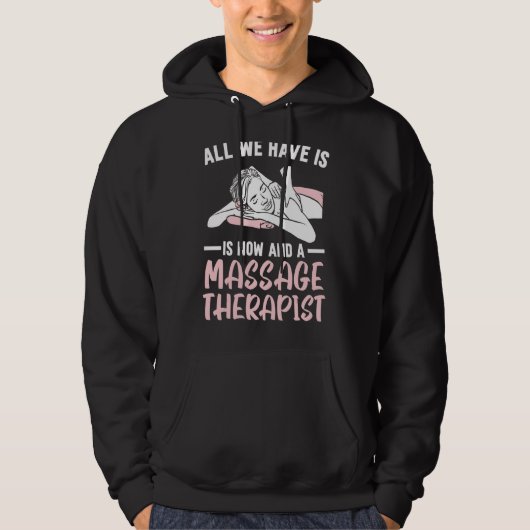 Massagetherapie Therapistische spiertherapie Relax Hoodie (Voorkant)