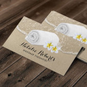 Massagetherapie Tropisch strand Salon & Spa Visitekaartje