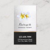 Massagetherapie Tropische Floral Salon Spa Visitekaartje (Voorkant)