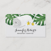Massagetherapie Tropische Natuur Salon & Spa Visitekaartje (Voorkant)