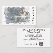 *~*. Massagetherapie van Reiki QR massage Therapis Visitekaartje (Voorkant / Achterkant)