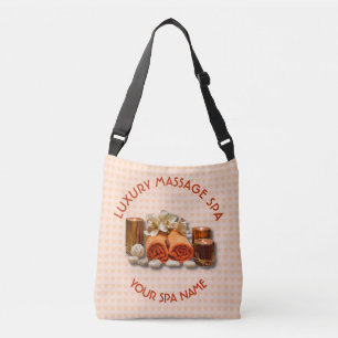 Massagetherapie van Spa Salon Candle Stone met naa Crossbody Tas