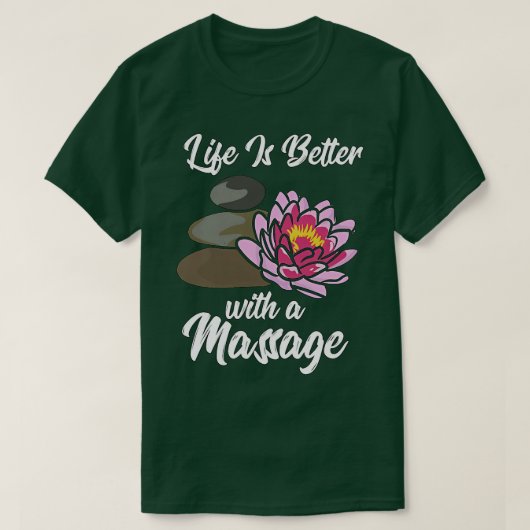 Massagetherapie verbetert de levenskwaliteit 2 t-shirt (Design voorkant)
