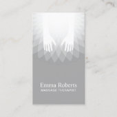 Massagetherapie VerwarmingsSPA Salon Visitekaartje (Voorkant)