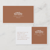 Massagetherapie Visitekaartje (Voorkant / Achterkant)