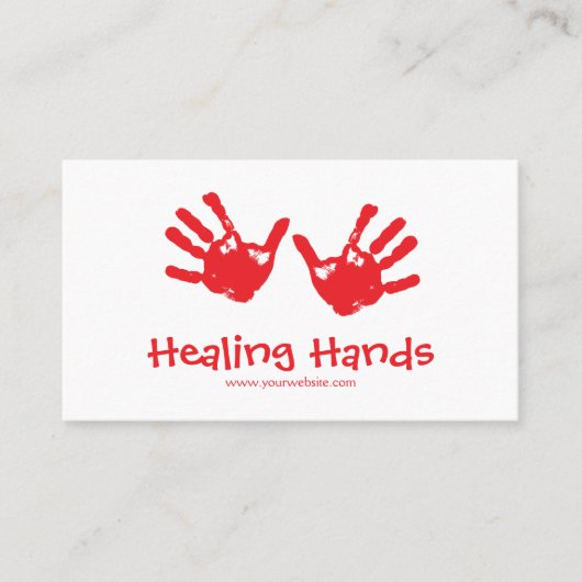 Massagetherapie Visitekaartje (Voorkant)