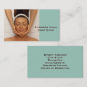 Massagetherapie Visitekaartje (Voorkant / Achterkant)