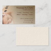 Massagetherapie Visitekaartje (Voorkant / Achterkant)