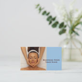 Massagetherapie Visitekaartje (Staand voorkant)