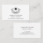 Massagetherapie Visitekaartje (Voorkant / Achterkant)