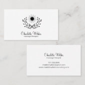 Massagetherapie Visitekaartje (Voorkant / Achterkant)