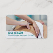 Massagetherapie Visitekaartje (Voorkant)