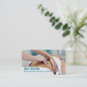 Massagetherapie Visitekaartje (Staand voorkant)