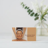 Massagetherapie Visitekaartje (Staand voorkant)