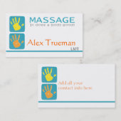 Massagetherapie Visitekaartje (Voorkant / Achterkant)