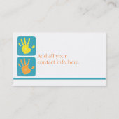 Massagetherapie Visitekaartje (Achterkant)