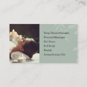 Massagetherapie Visitekaartje (Achterkant)